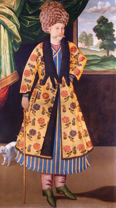 Portrait of a European Gentleman in Turkish Dress by Unbekannt Unbekannt